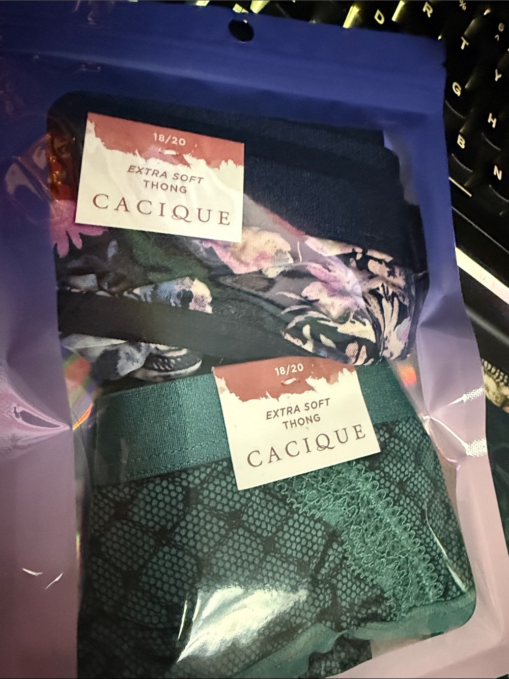 Lane Bryant cacique extra soft thong panties - 2ct - new with/tags